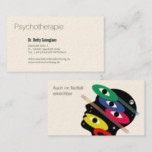 Carte De Visite Psychothérapie Psychologie 