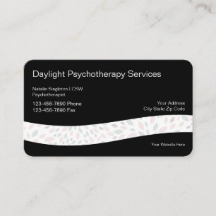 Carte De Visite Psychothérapie Services de santé mentale