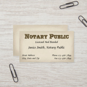 Carte de visite public