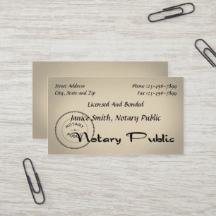 Carte de visite public