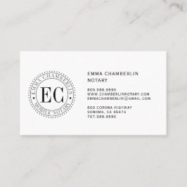 Carte de visite public de notaire mobile