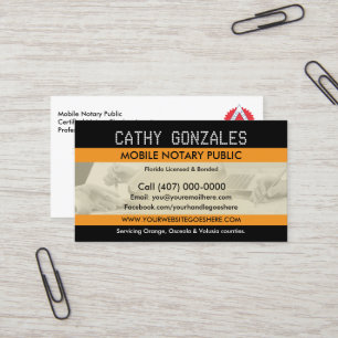 Carte de visite public de notaire mobile