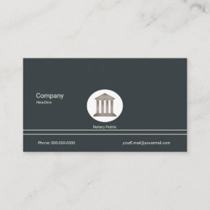 Carte De Visite Public notaire