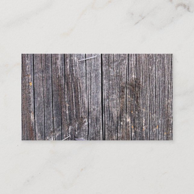Carte De Visite Puissance Polonais patinée avec Staples et le clou (Devant)