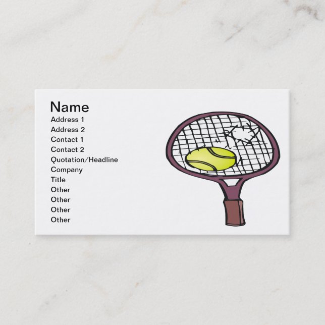 Carte De Visite Puissance pure (Devant)