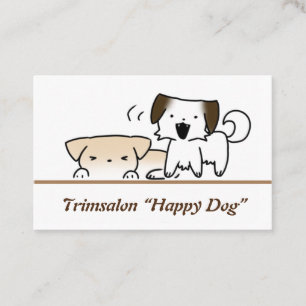 Carte de visite puppy, dog