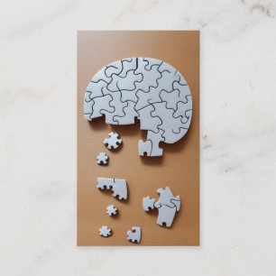 Carte De Visite Puzzle du cerveau