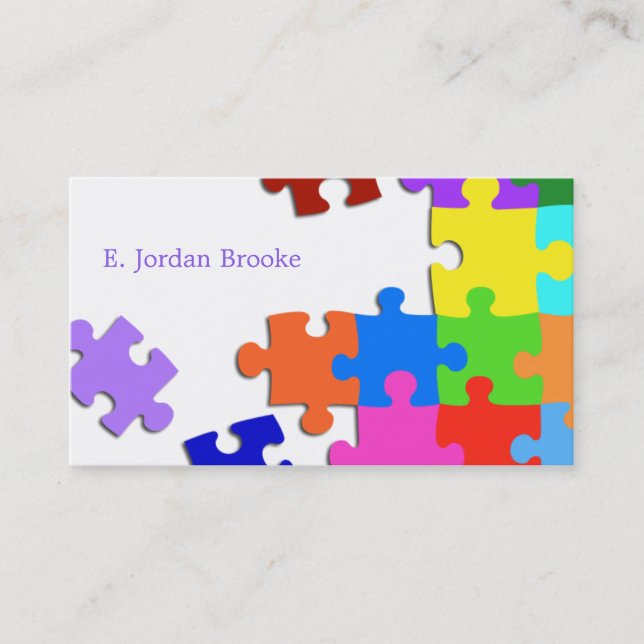 Carte De Visite Puzzle V2 (Devant)