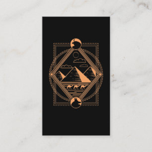 Carte De Visite Pyramides égyptiennes Camions Anubis Horus Géom