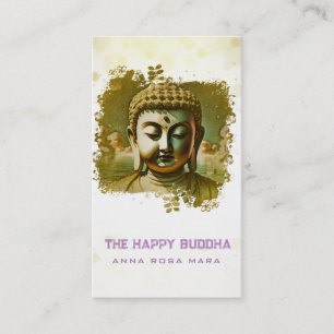 Carte De Visite *~* QR Bouddha en cuivre Artsy AP33 QR Logo