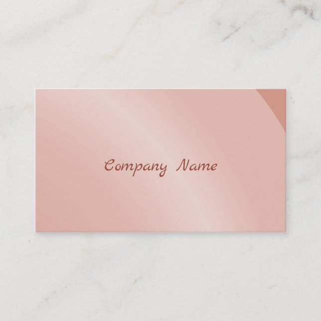 Carte De Visite Qr Code Moderne Saumon Moderne Nat Ombré (Devant)