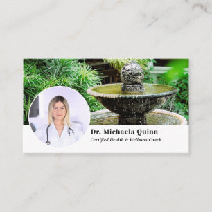 Carte de visite QR Code Photo de profil Coach Sant