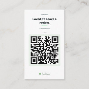 Carte de visite QR Code pour restaurants et magasi