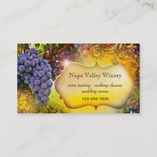 Carte de visite QR Code pour vignoble ou domaine v