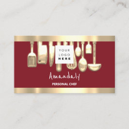 Carte De Visite QRCode Cuisine du chef personnelRestaurant StreetF