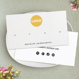 Carte De Visite Quatre Coins 4 Trous Ajouter Logo Porte-oreilles