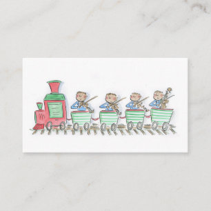 Carte De Visite Quatuor à cordes de train