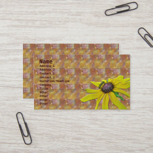 Carte de visite Quilt, Bee et Black Eyed Susan