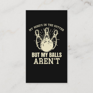 Carte De Visite Quote Bowler Humour Witty Bowling