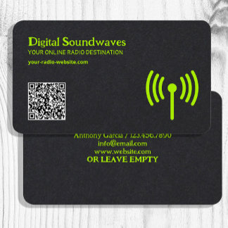 Carte De Visite Radio Premium