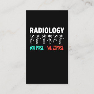 Carte De Visite Radiologie Humour Xray Skeletons Radiologiste