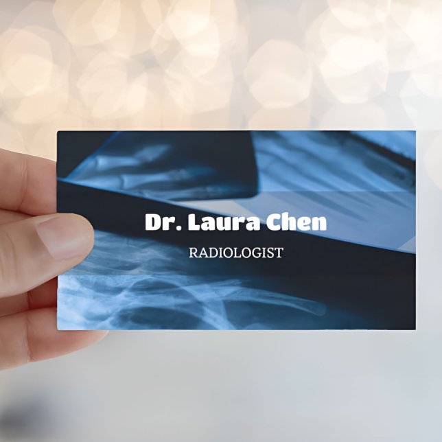 Carte De Visite Radiologue (Radiologist Business Card)