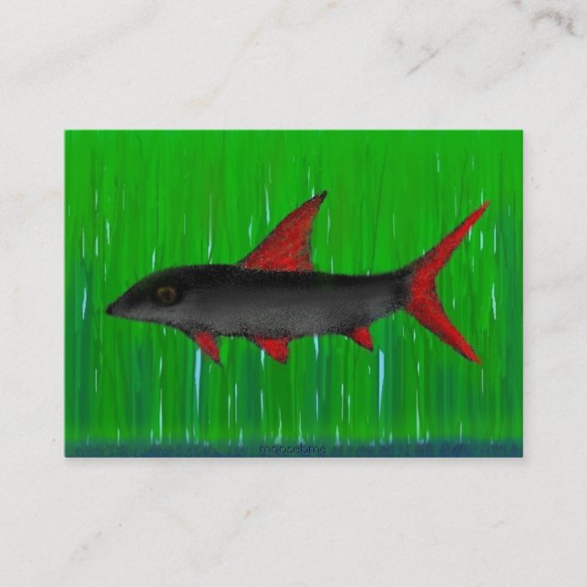 Carte de visite Rainbow Shark (Devant)