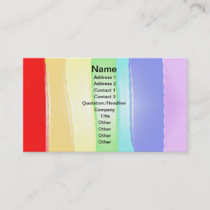 Carte De Visite Rainbow v2