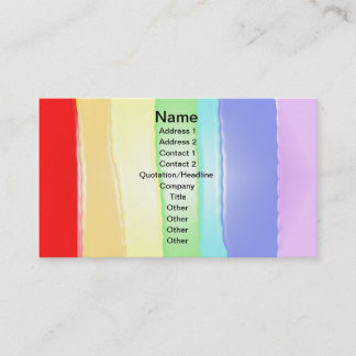 Carte De Visite Rainbow v2