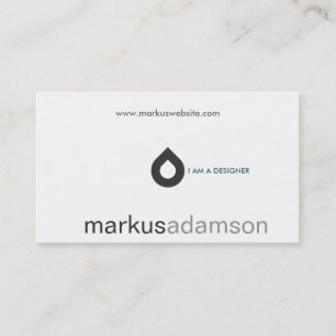 CARTE DE VISITE RAINDROP