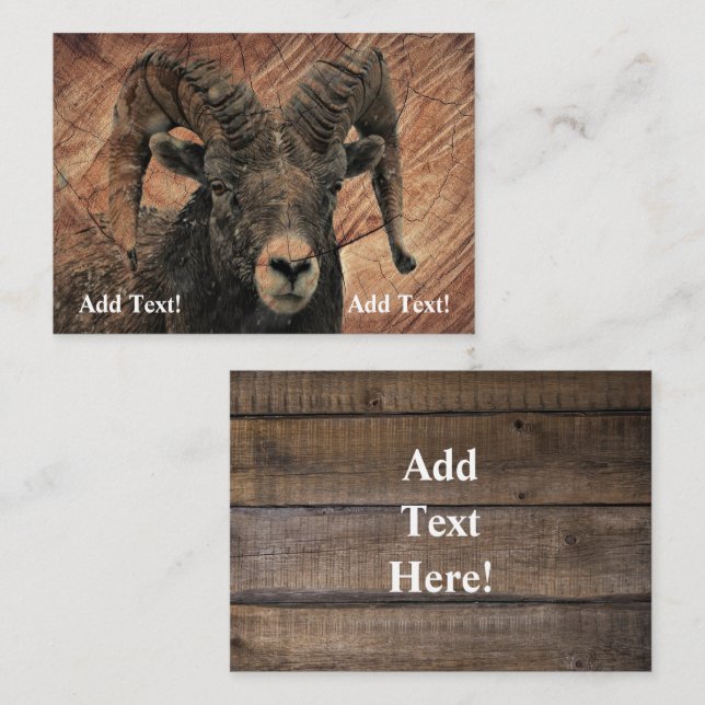 Carte de visite Ram (Devant / Derrière)