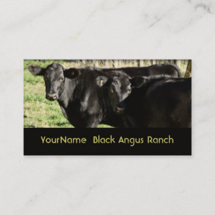 Carte De Visite Ranch de Black Angus