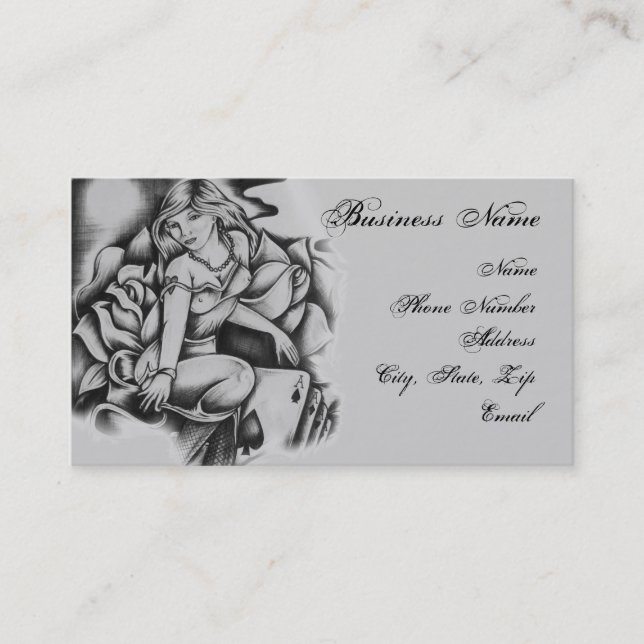 Carte De Visite Rapide vivant (Devant)