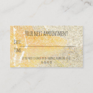 Carte De Visite Rappel de nomination
