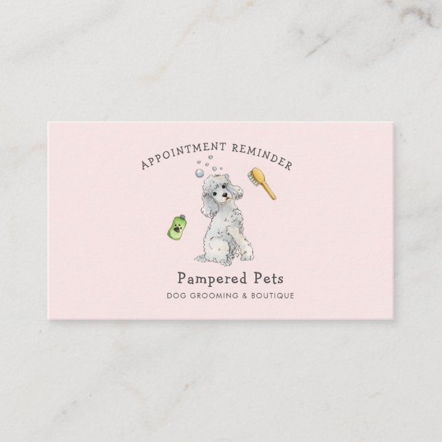 Carte De Visite Rappel de rendez-vous du marionnettiste (Devant)