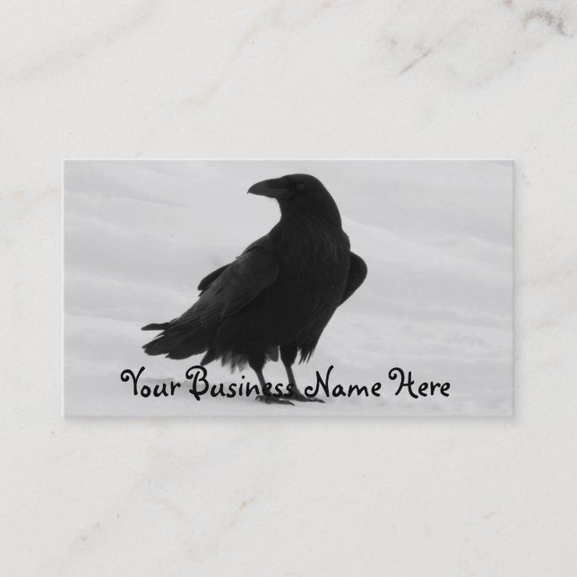 Carte De Visite Raven fier (Devant)