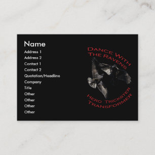 Carte De Visite Raven le transformateur