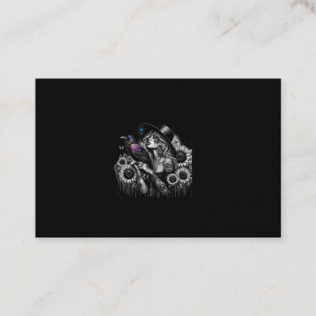 Carte De Visite Raven Witch (Devant)