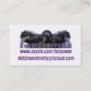 Carte De Visite Ravens Fanpower