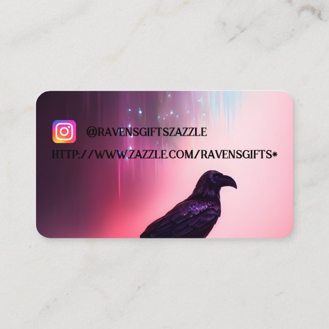 Carte de visite Ravens Gifts (Dos)