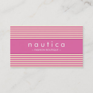 CARTE DE VISITE :: rayé nautique 10