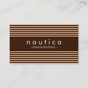 CARTE DE VISITE :: rayé nautique 18