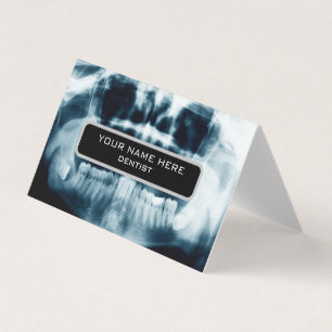 Carte De Visite Rayon X des dents