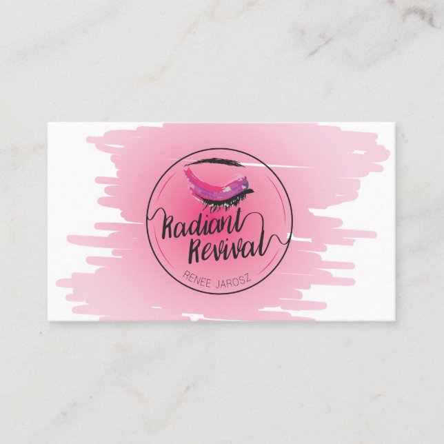 Carte de visite rayonnant de renaissance (Devant)