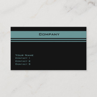 Carte De Visite Rayure faite sur commande (bleu/vert)