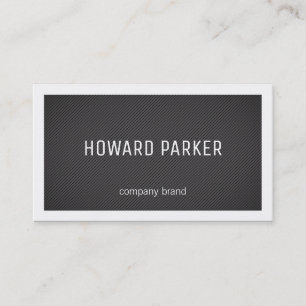 Carte De Visite Rayures   Bordure (blanche)