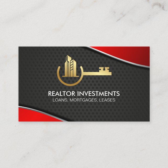 Carte De Visite Real Estate Property Key | Developer | Contractor (Devant)