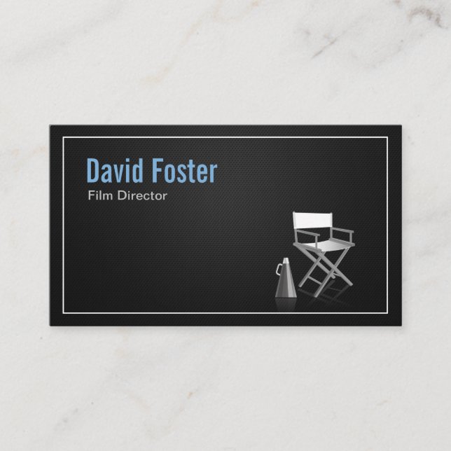 Carte De Visite Réalisateur de production cinématographique (Devant)