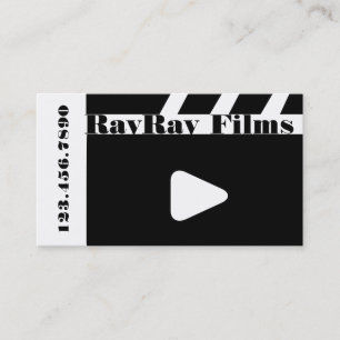 Carte De Visite Réalisateur Films Producteur Production Business