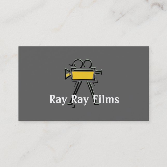 Carte De Visite Réalisateur Films Producteur Production Business (Devant)